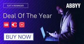 Deal of the year - Save 60% ABBYY FineReader Software Coupon