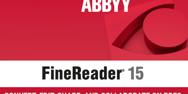 ABBYY FineReader PDF Editor Software – A smarter PDF solution