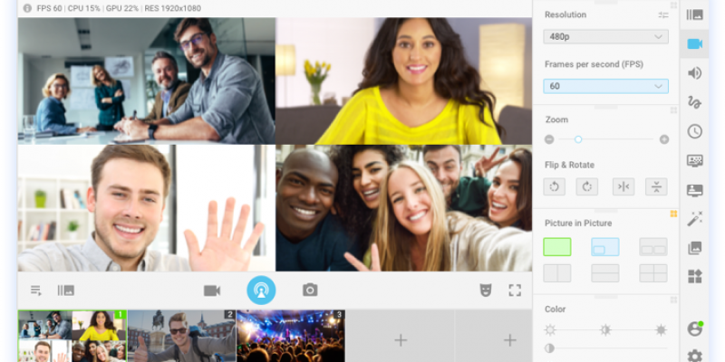 Free webcam software and screen recorder – ManyCam