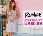 Romwe Coupon Code 10%off for orders over 39$